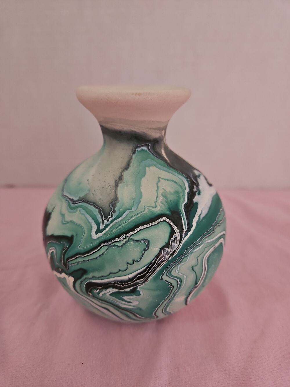 Vintage Nemadji Pottery Vase Native American Southwestern Decor